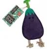 Green & Wild's Austin the Aubergine Eco Dog Toy
