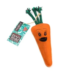 Green & Wild's Candice the Carrot Eco Dog Toy