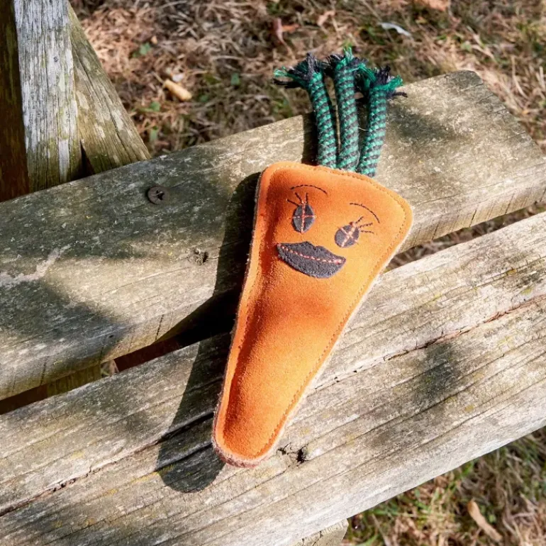Green & Wild's Candice the Carrot Eco Dog Toy