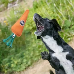 Green & Wild's Candice the Carrot Eco Dog Toy