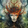 Greeting Card - Elen Of The Ways by A.K. Skipsey