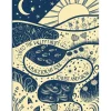 Greeting Card - Into The Valley by A.K. Skipsey