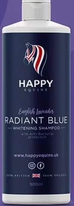 Happy Equine English Lavender Radient Blue Whitening Shampoo 500ml