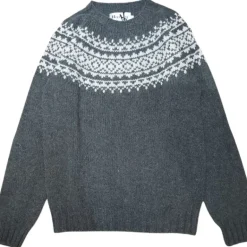 Harley of Scotland Men's Chunky Yoke Crew Neck