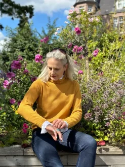 Harley of Scotland Women's Turtle Neck Knit