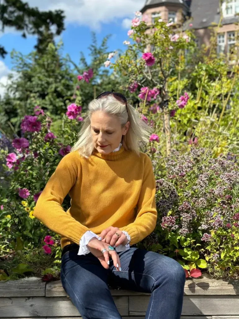 Harley of Scotland Women's Turtle Neck Knit