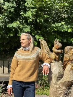 Harley of Scotland Women's Fair Isle Crew Neck