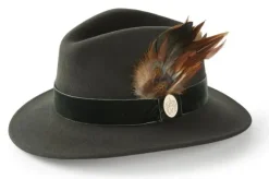 Hicks & Brown Chelsworth Fedora (Coque & Pheasant Feather)