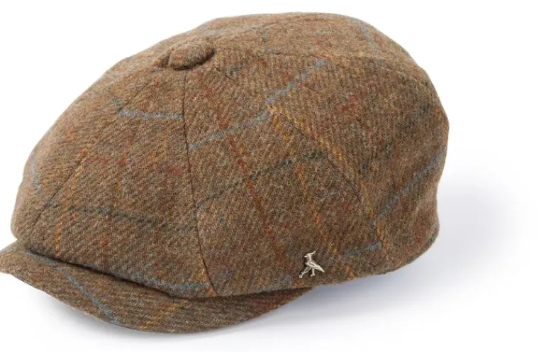 Hicks & Brown Felsham Tweed Baker Boy Cap