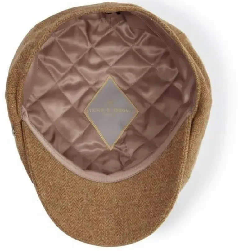 Hicks & Brown Felsham Tweed Baker Boy Cap