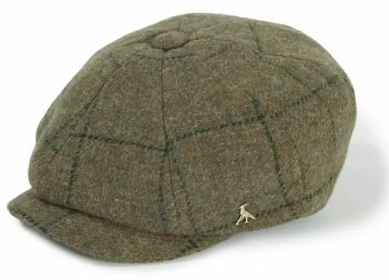 Hicks & Brown Felsham Tweed Baker Boy Cap