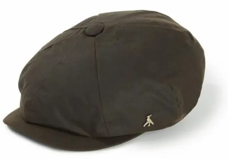 Hicks & Brown Hengrave Wax Baker Boy Cap
