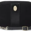 Hicks & Brown Melton Cross Body Bag Black One Size
