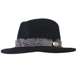 Hicks & Brown Suffolk Fedora (Guinea Feather Wrap)