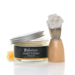 Highland Soap Co. Whiskey & Honey Shaving Soap