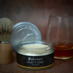 Highland Soap Co. Whiskey & Honey Shaving Soap