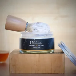 Highland Soap Co. Whiskey & Honey Shaving Soap