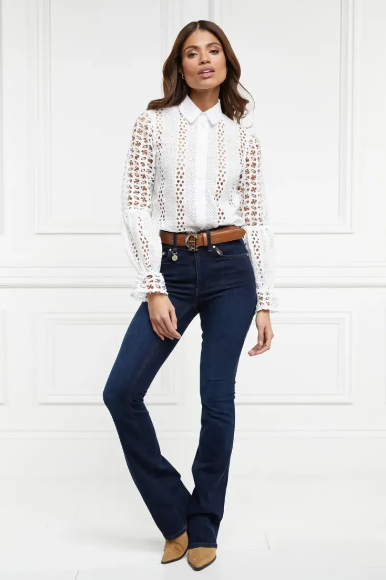 Holland Cooper Broderie Lace Shirt