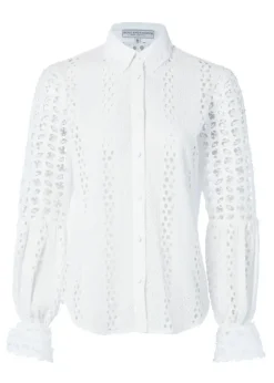 Holland Cooper Broderie Lace Shirt