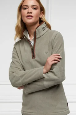 Holland Cooper Country Fleece Half Zip Sweater