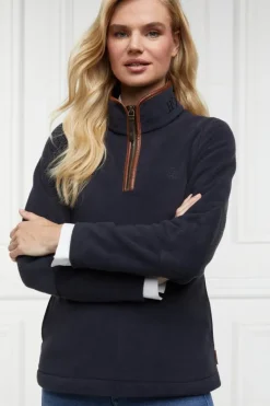 Holland Cooper Country Fleece Half Zip Sweater