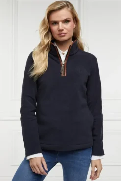 Holland Cooper Country Fleece Half Zip Sweater