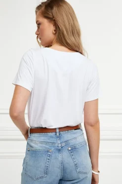 Holland Cooper Relax Fit V-Neck Tee