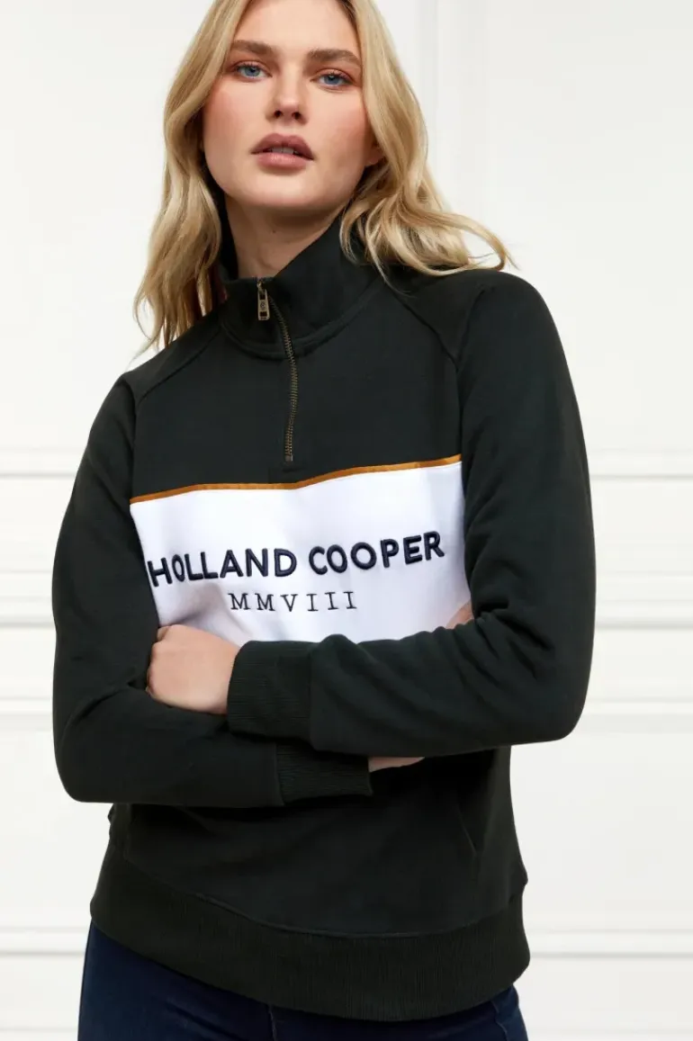 Holland Cooper Womens Sporting Heritage Zip Henley