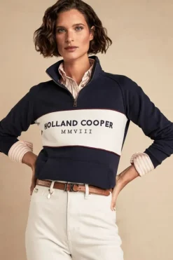 Holland Cooper Womens Sporting Heritage Zip Henley