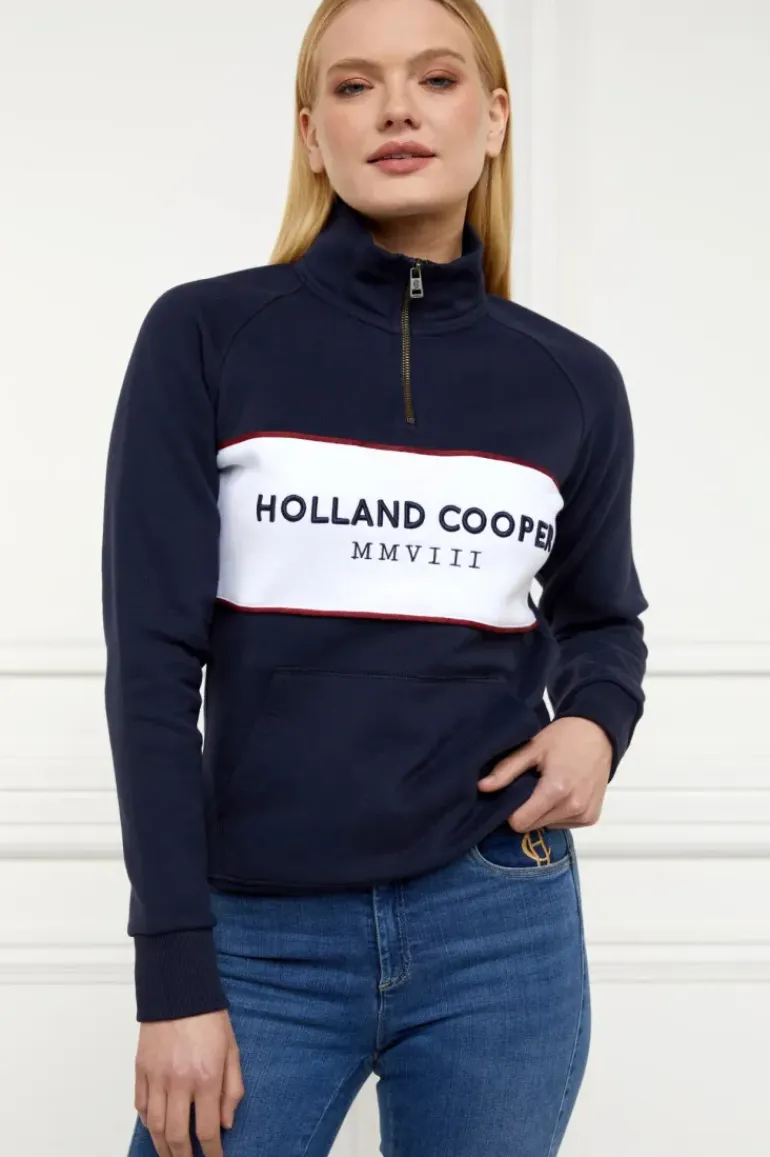Holland Cooper Womens Sporting Heritage Zip Henley