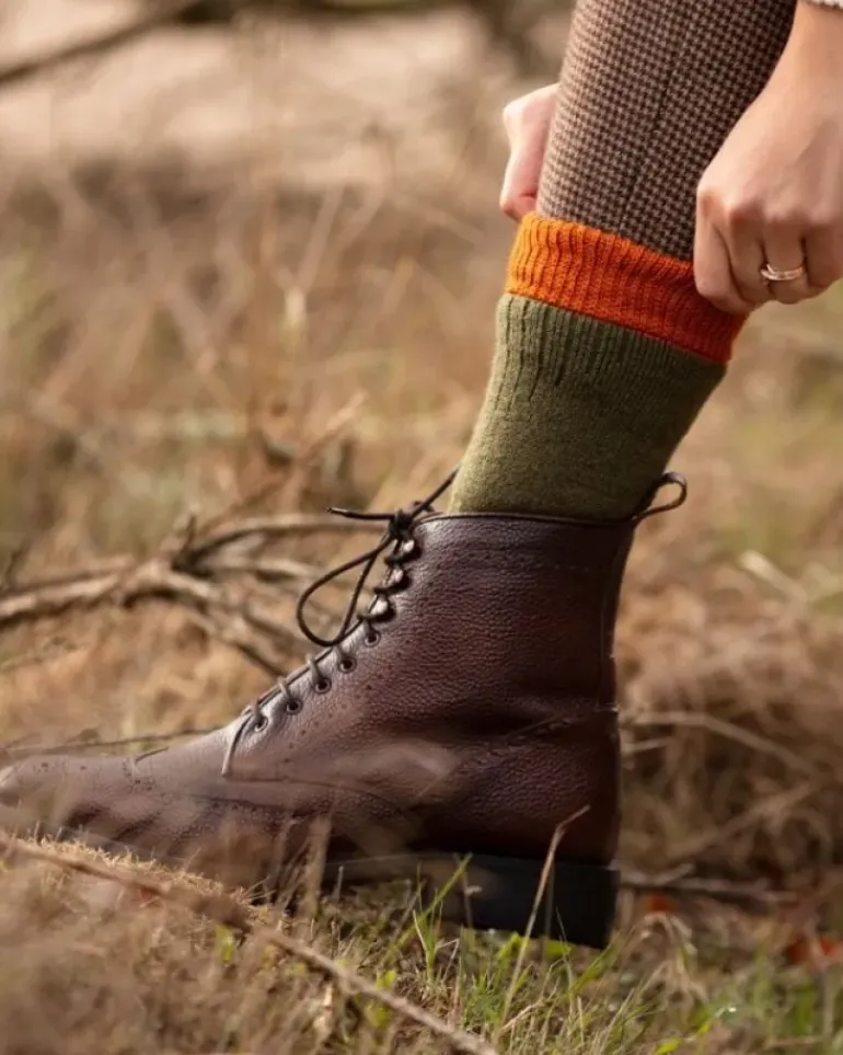 House Of Cheviot Lady Glen Merino/Wool Blend Socks