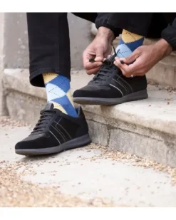 House Of Cheviot Men's Argyle Short Sock