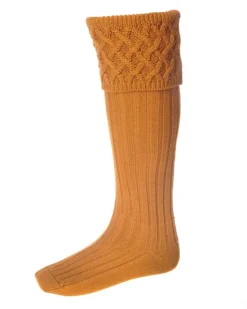 House Of Cheviot Rannoch Sock Ochre