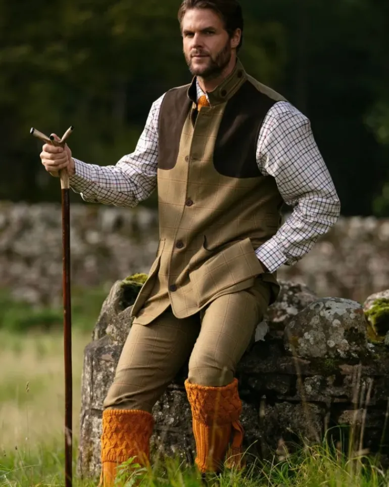 House Of Cheviot Rannoch Sock Ochre
