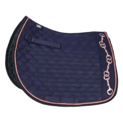 Hy Equestrian Exquisite Bit and Stirrup Collection Saddle Pad