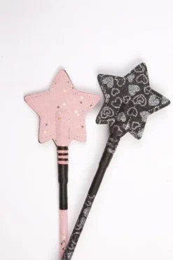 HY Equestrian Glitter Star Riding Whip