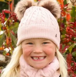 Hy Equestrian Morzine Children's Bobble Hat