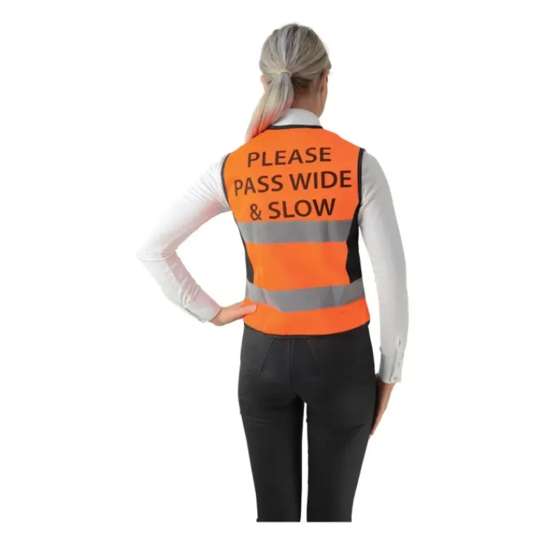 Hy Equestrian "Please Pass Wide & Slow" HyVIZ Waistcoat