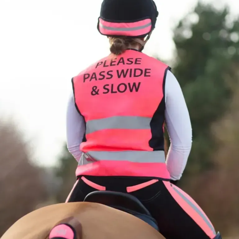 Hy Equestrian "Please Pass Wide & Slow" HyVIZ Waistcoat
