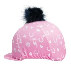 Hy Equestrian Pony Fantasy Hat Silk by Little Rider - Pink/Navy