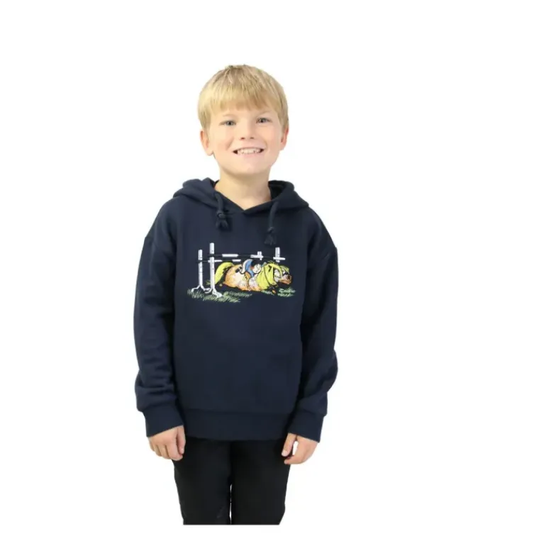 HY Equestrian Thelwell Collection Children's Badge Hoodie