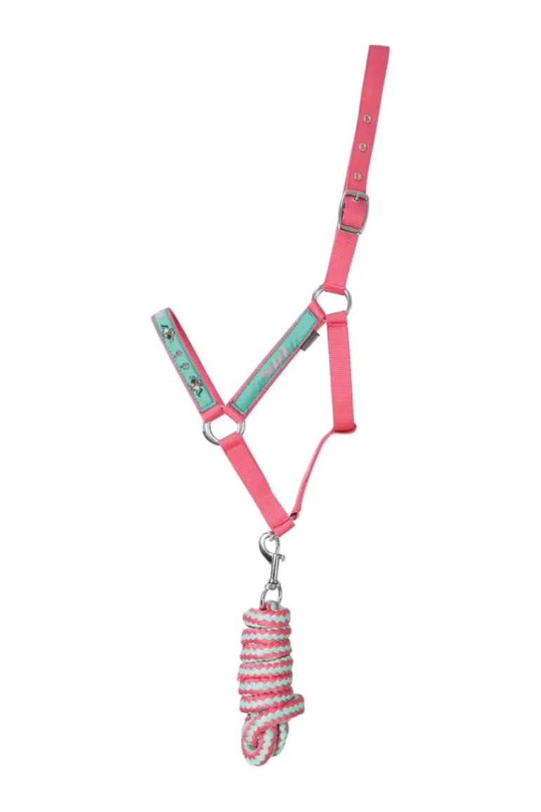 Hy Equestrian Thelwell Trophy Head Collar And Lead Rope