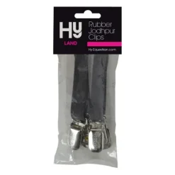 HY Jodhpur Clips Rubber Black