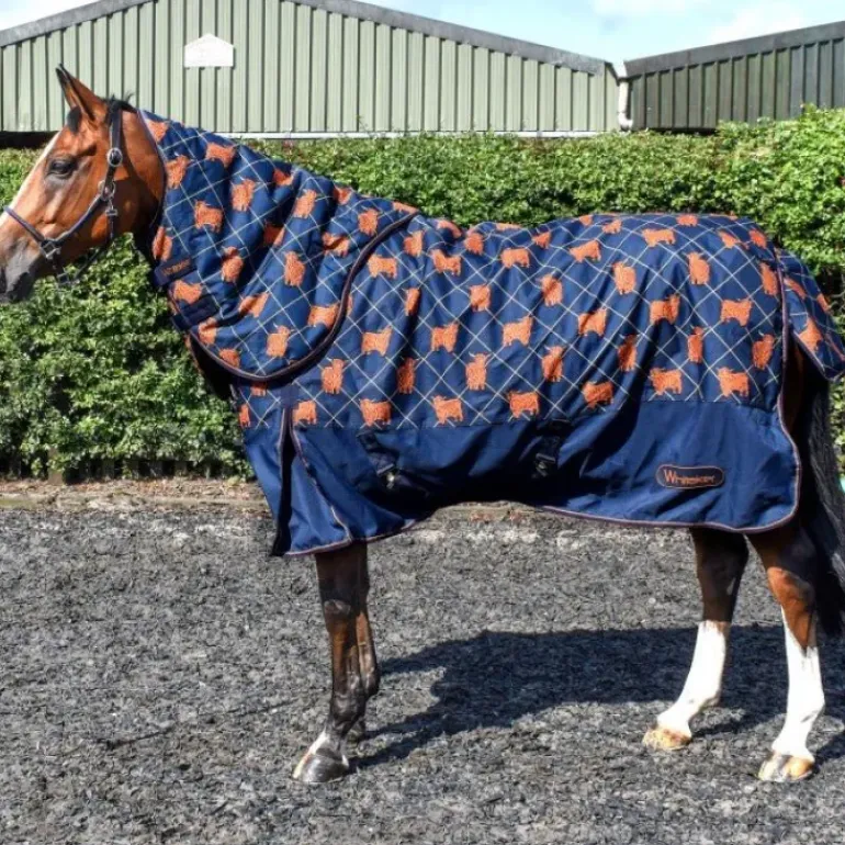 John Whitaker Angus Highland Cow 170g Combo Turnout Rug