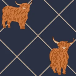 John Whitaker Angus Highland Cow 170g Combo Turnout Rug
