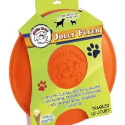 Jolly Flyer Dog Toy - Orange - 7.5