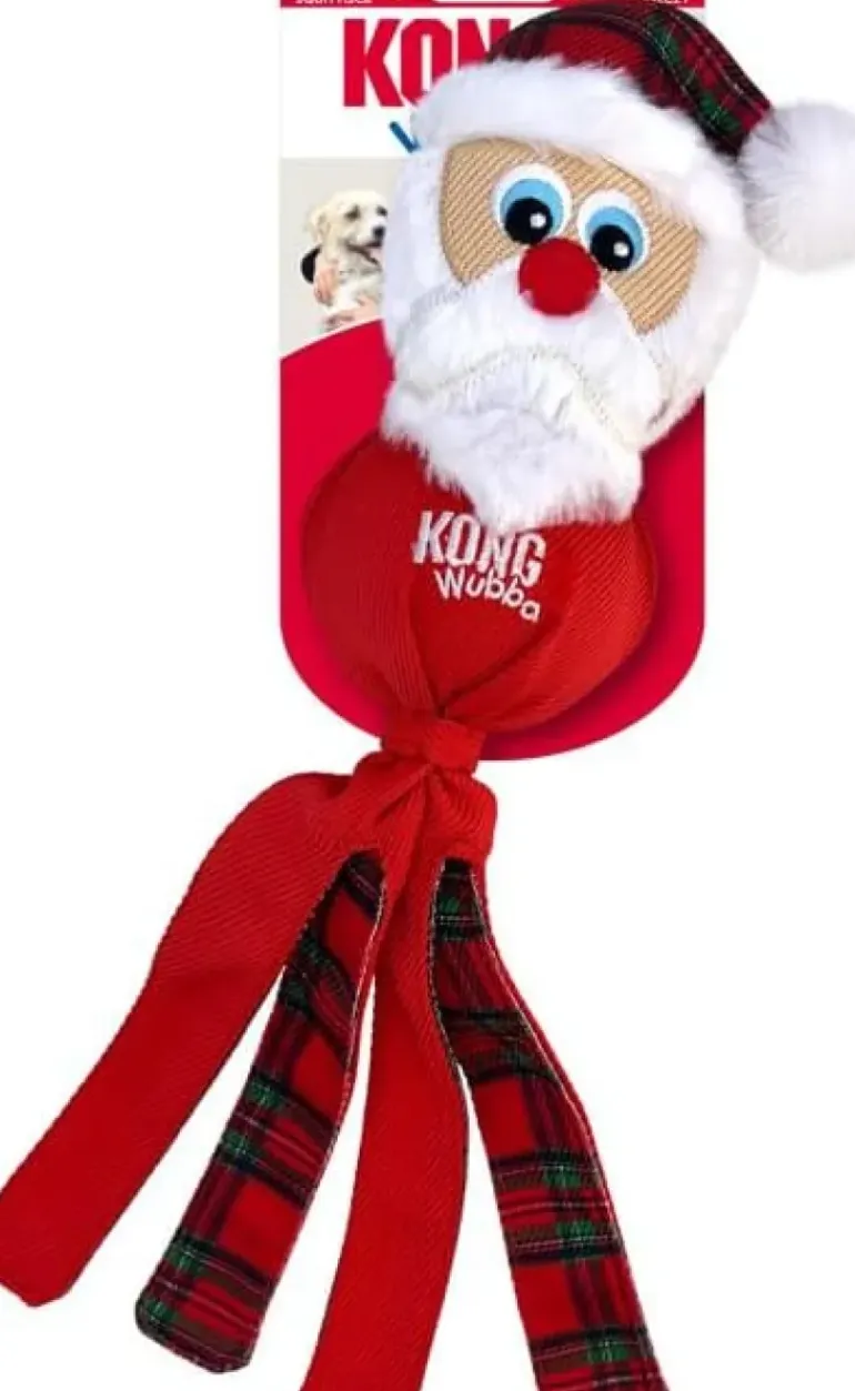 Kong Christmas Holiday Wubba Dog Toys