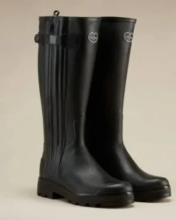 Le Chameau Men's Chasseur Neoprene Lined Full Zip Wellington Boots