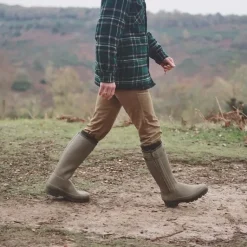 Le Chameau Men's Chasseur Leather Lined Wellington Boots