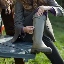 Le Chameau Women's Chasseur Leather Lined Wellington Boots